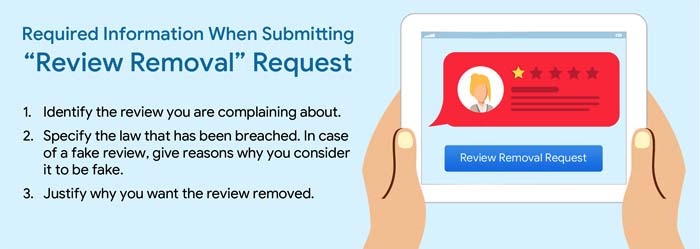 how to remove bad reviews from google